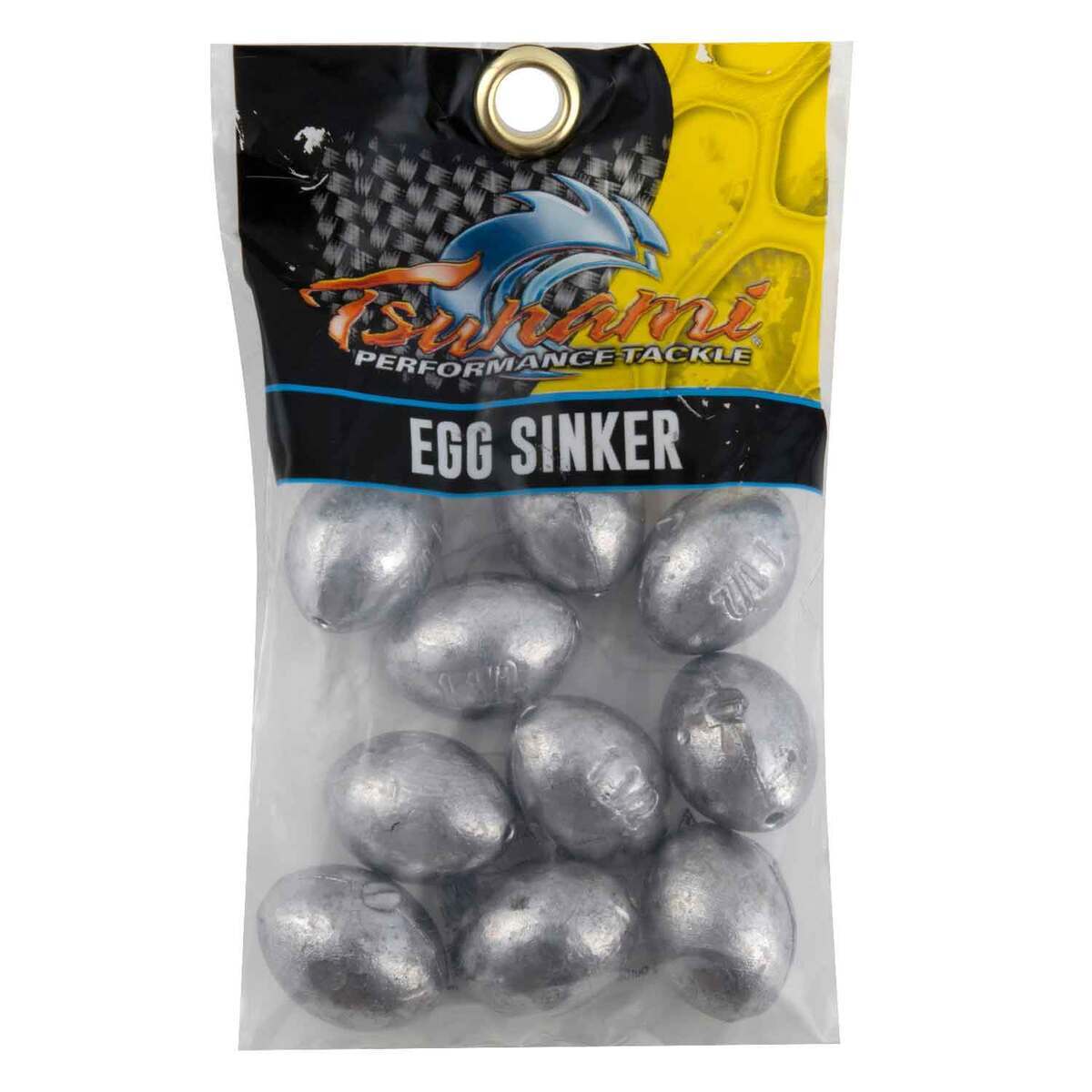 1/4 Oz Egg Sinkers 10 Pieces per Bag 
