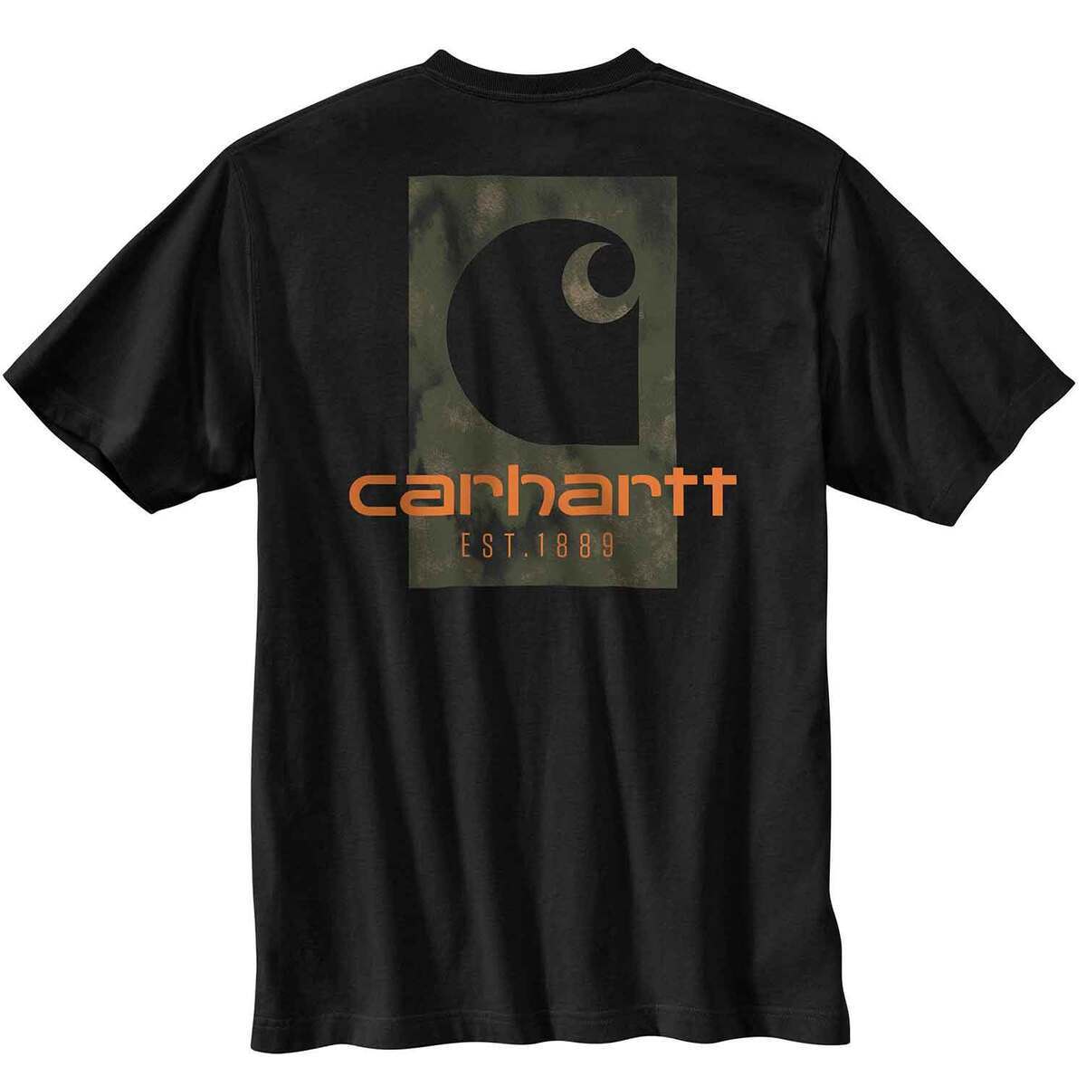 Carhartt Men's Camo Logo Short Sleeve Casual Shirt | Sportsman's Warehouse