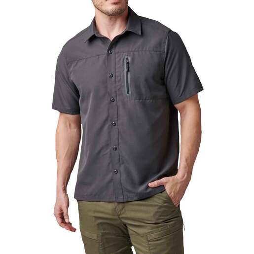 Browning Men's Realtree Edge Flag Short-Sleeve Casual Shirt - Sand M by Sportsman's Warehouse