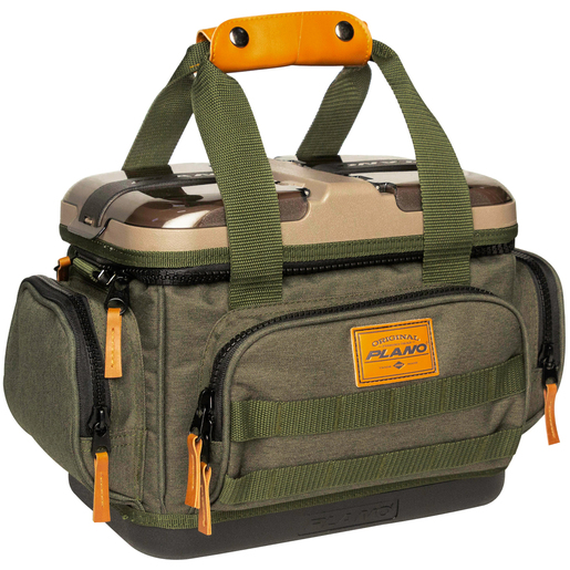 Okeechobee Fats Small Soft-Sided Fishing Tackle Bag with 2 Medium Lure Boxes, Polyester - Sagebrush