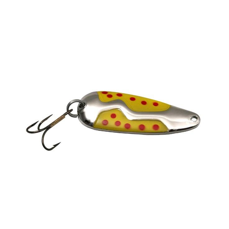 Acme Kamlooper Spoon, Red/White Gold, 3/4-Ounce