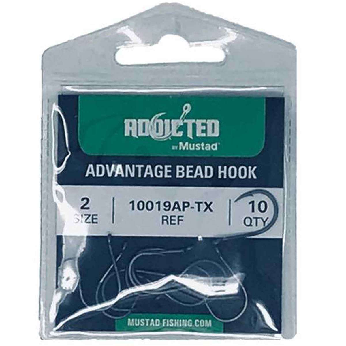 Mustad Addicted Advantage Bead Hook Specialty Hook - Size 2 - 2