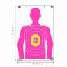 Allen EZ Aim Fun In The Pink Silhouette Paper Shooting Targets - 3 Pack - Pink 23in x 35in