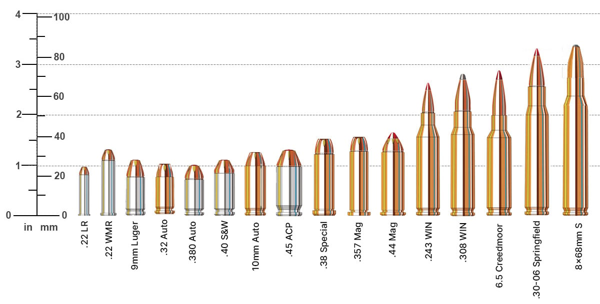 Ammo Caliber Size Chart Sportsman's Warehouse
