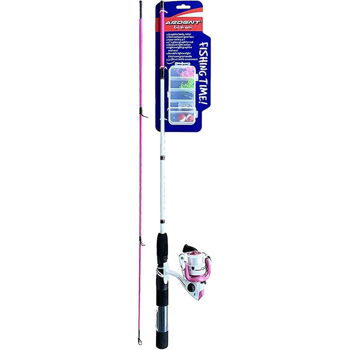 Ardent Fishing Time Kids Spinning Combo, Blue