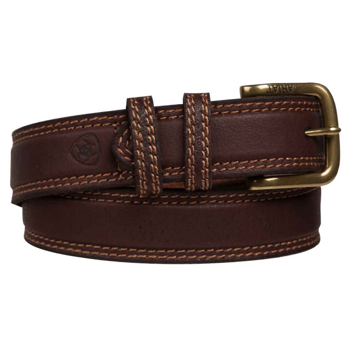 Classic Stitched Leather Belt
