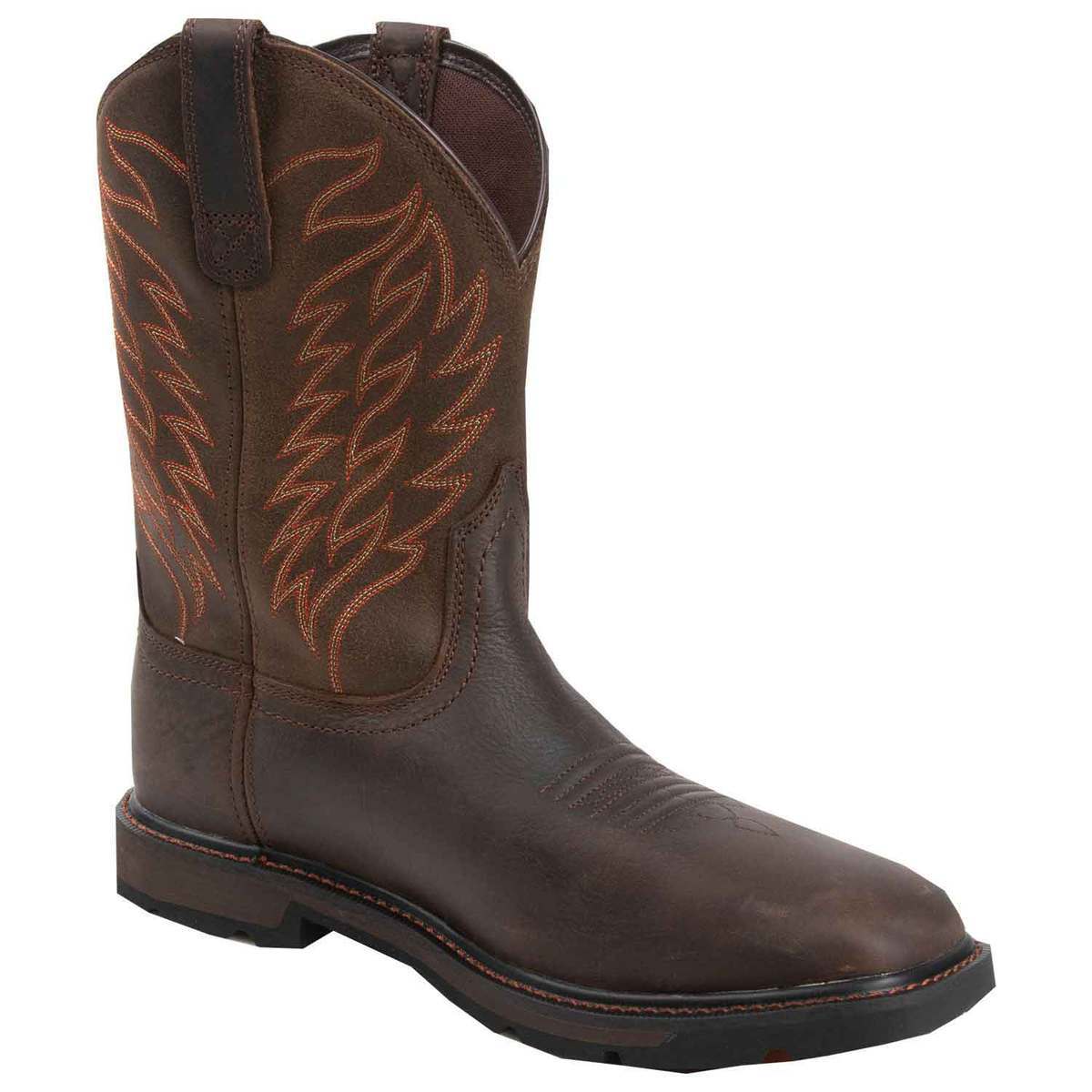 Ariat Men's Groundbreaker Waterproof Steel Toe Work Boot - Brown - Size ...