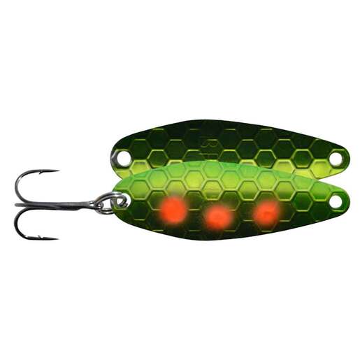 Acme Little Cleo Spoon Super Glow Green Digger; 1/3 oz.