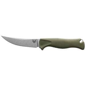 Benchmade Meatcrafter 4.01in Fixed Blade Knife - Dark Olive