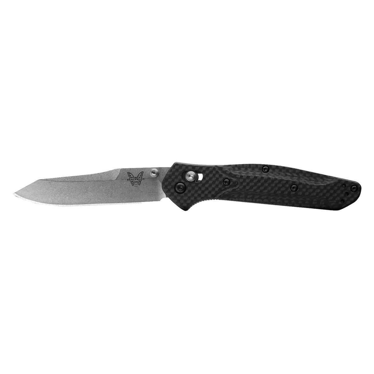 Benchmade Mini Freek Folding Knife 3 S90V Satin Plain Blade