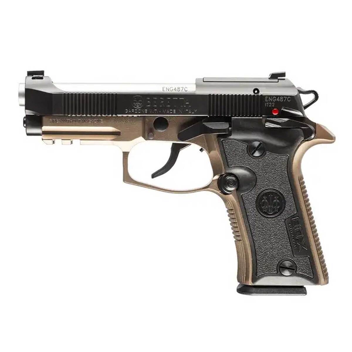 Beretta 80X Cheetah 380 Auto (ACP) 3.9in Bronze Pistol - 10+1 Rounds