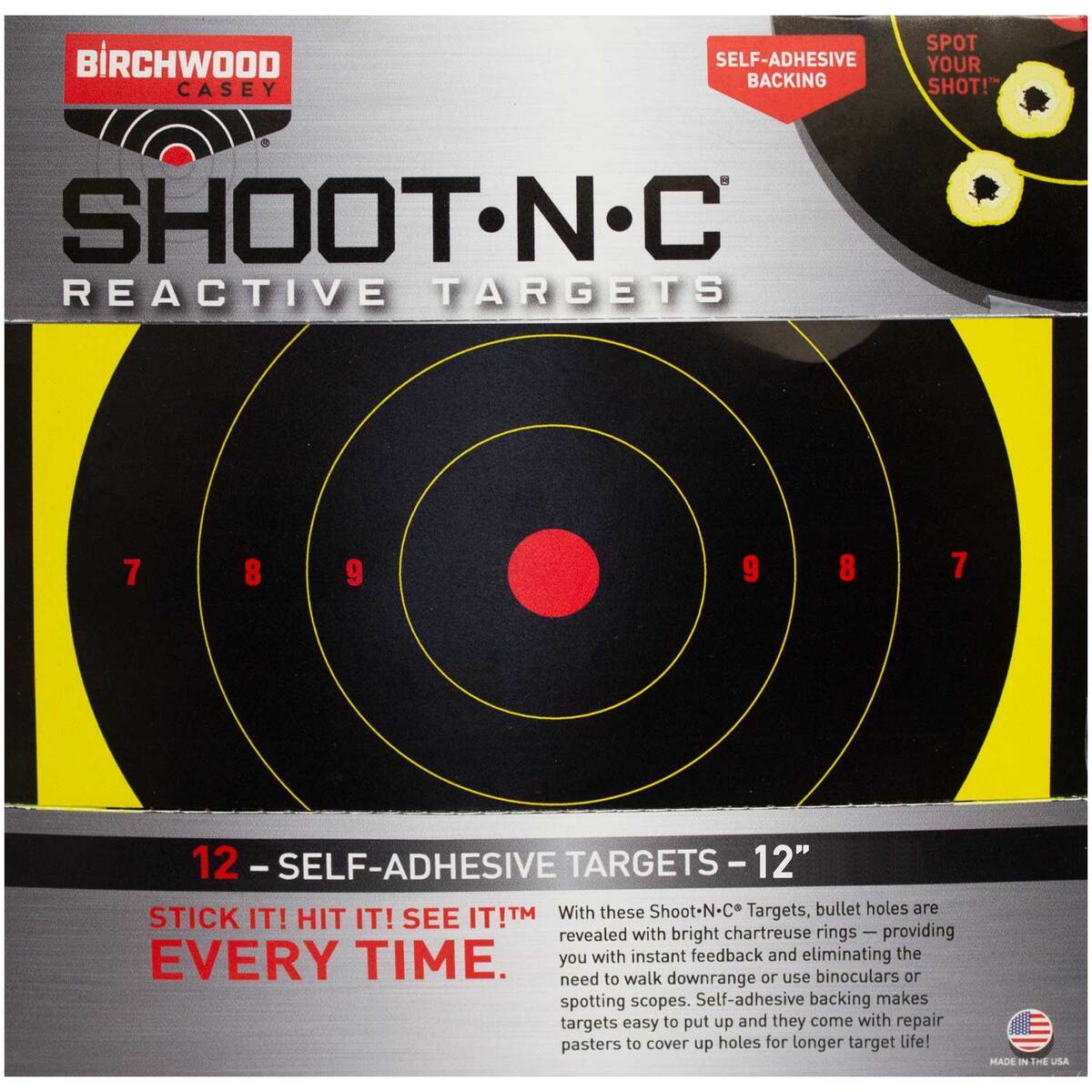 Cibles Shoot-N-C 20 cm - Birchwood Casey _ Équipement réplique airsoft