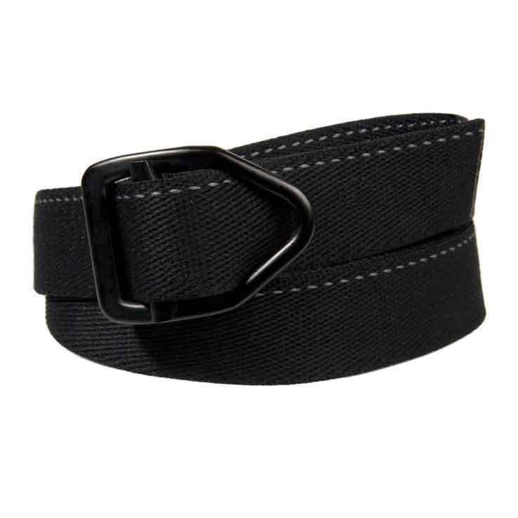 Bison Designs Last Chance Top Stitch Web Belt BLK - Black L | Sportsman ...