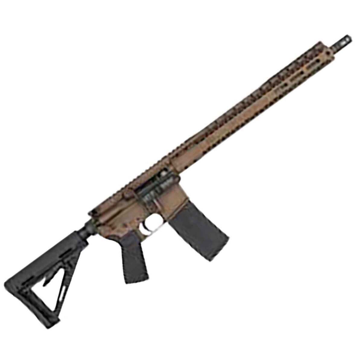 Gunnies  Black Rain Ordnance, Professional, Semi-automatic Rifle, 22 LR,  18.5 Proof Research Threaded Barrel, 1/2X28 Thread Pitch, Cerakote  Finish, Smiths Gray Battleworn, Luth AR MCA-22 Stock, 10 Rounds, 1 Magazine