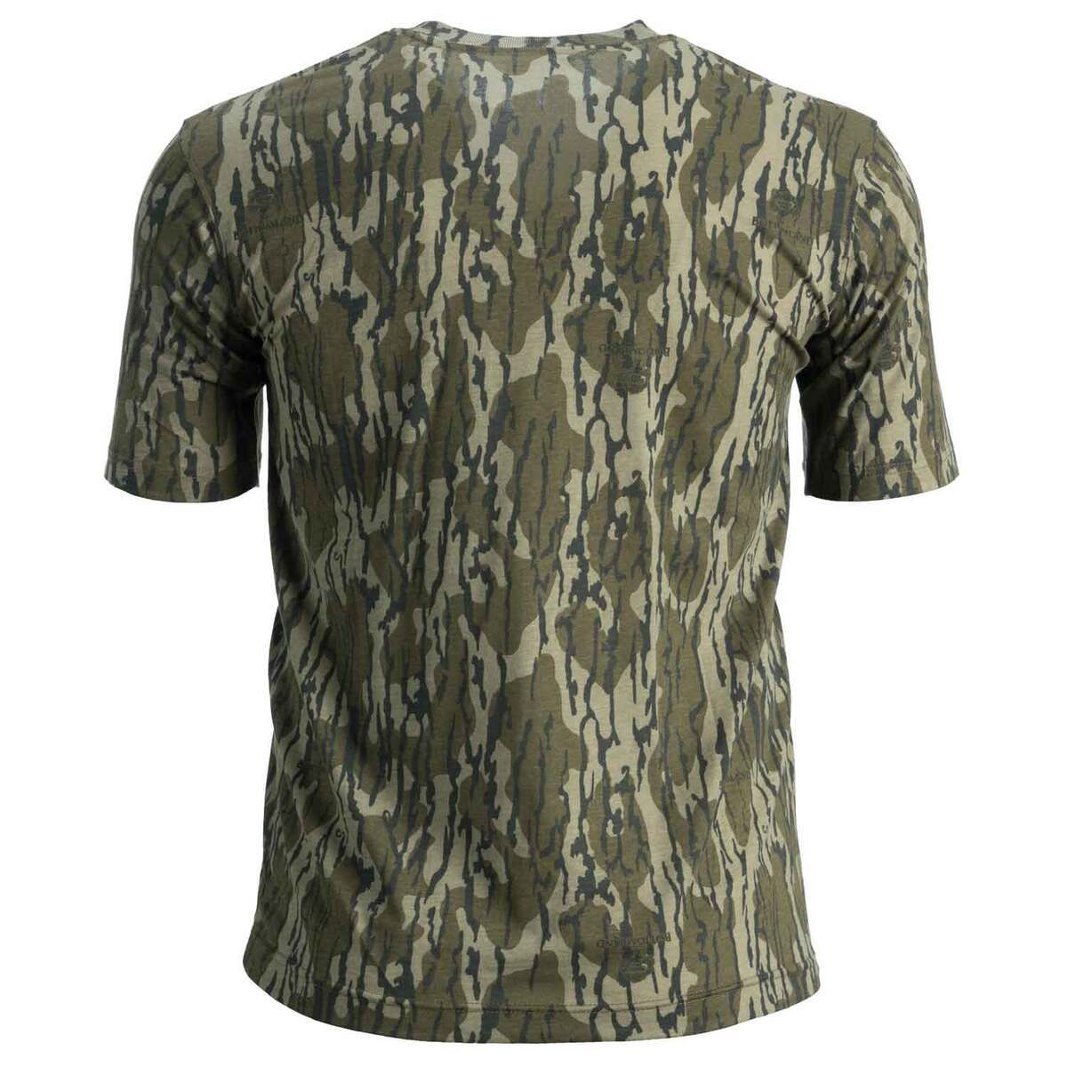 Blocker Outdoors Men's Mossy Oak Bottomland Fused Cotton Short Sleeve ...