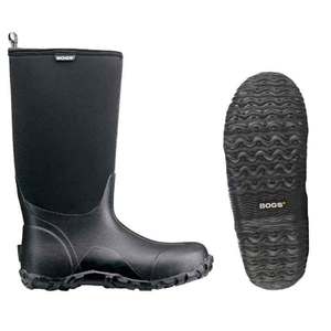 Bogs Men's Classic High Rubber Waterproof Winter Boots - Black - Size 8