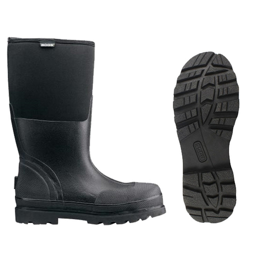 Bogs Men's Classic High Rubber Waterproof Winter Boots - Black - Size 14 -  Black 14