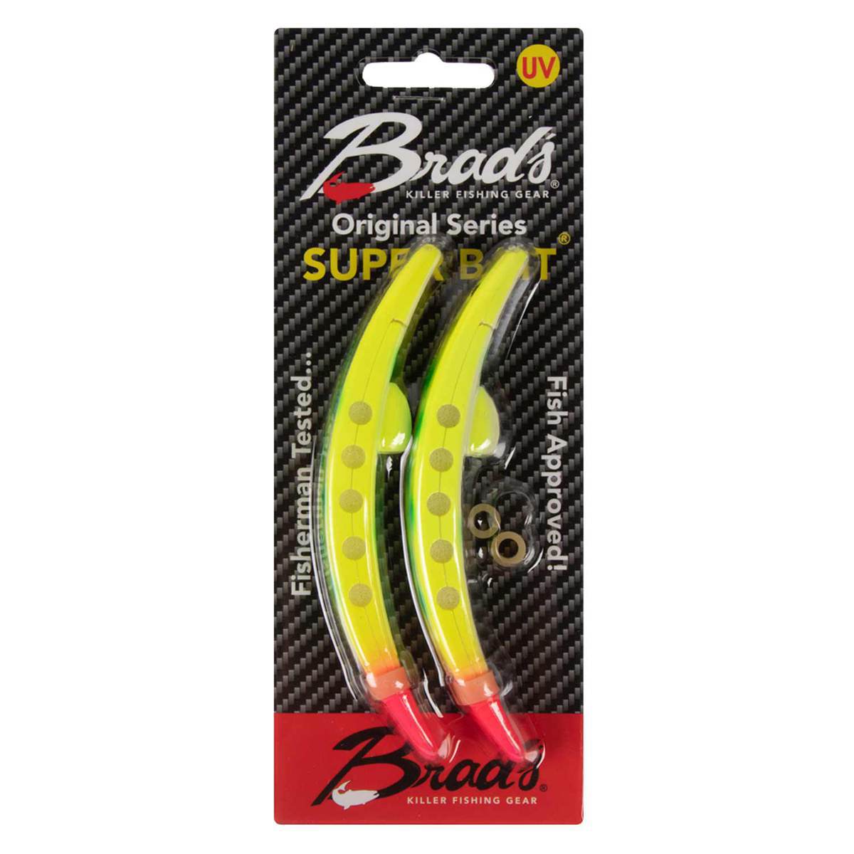 Brad's Super Bait 2 Pack Trolling Lure Rotten Banana, 41/2in