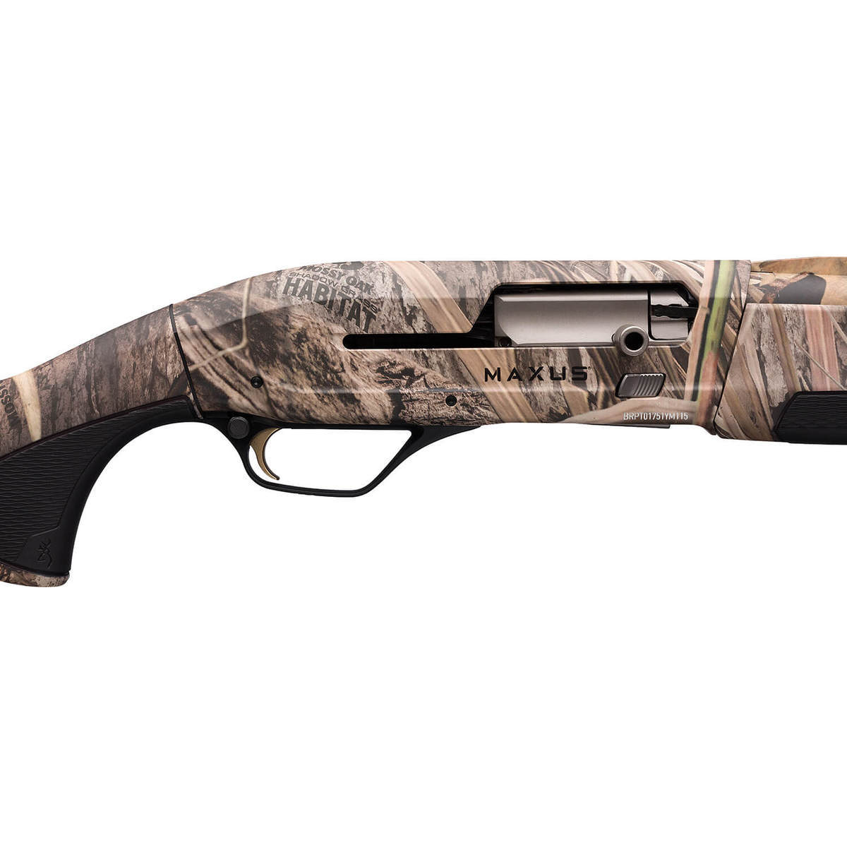 Browning Maxus II 12 Gauge 3-1/2in Mossy Oak Shadow Grass Habitat Semi ...