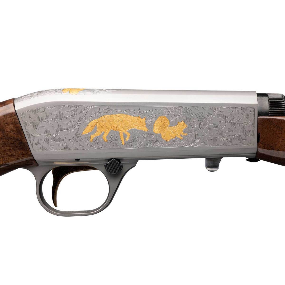 Browning Semi Auto 22 Grade Vi Satin Grayedwalnut Semi Automatic Rifle