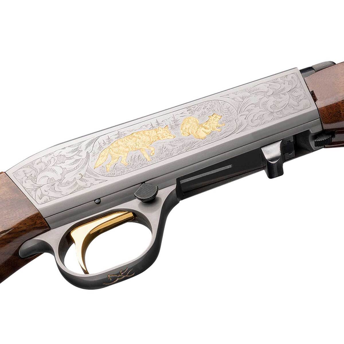 Browning Semi Auto 22 Grade Vi Satin Grayedwalnut Semi Automatic Rifle