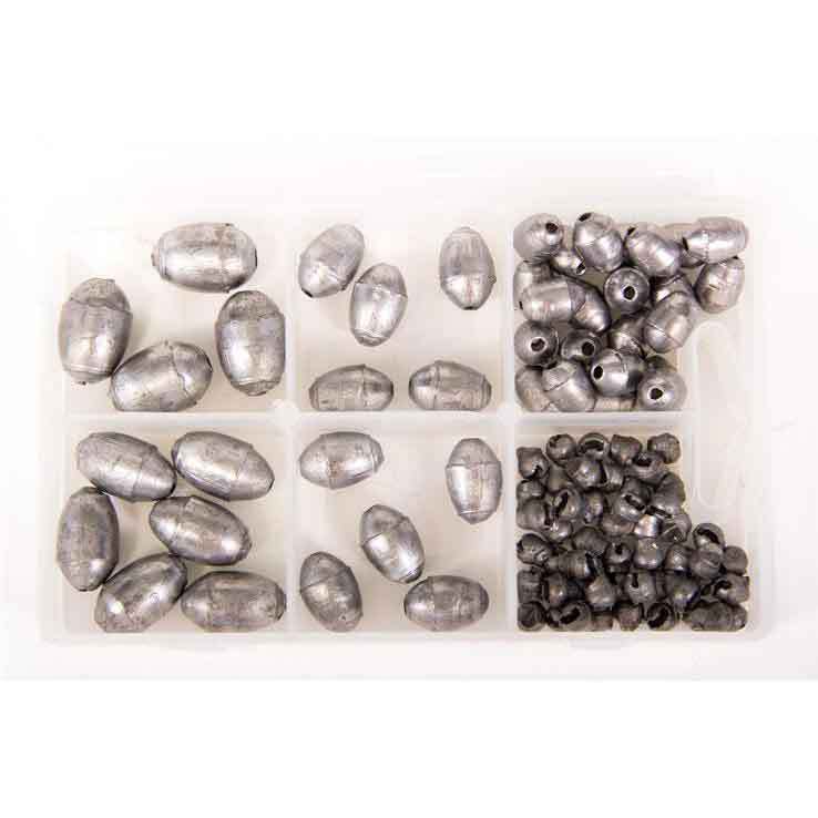 50 Lindy Sinkers, Walking Fishing Weights, ASSORTED Sizes FREE SHIPPING 