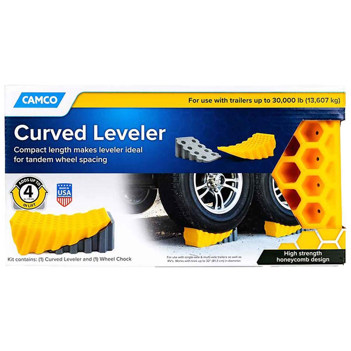 Camco Curved Leveler and Wheel Chock | Sportsman's Warehouse