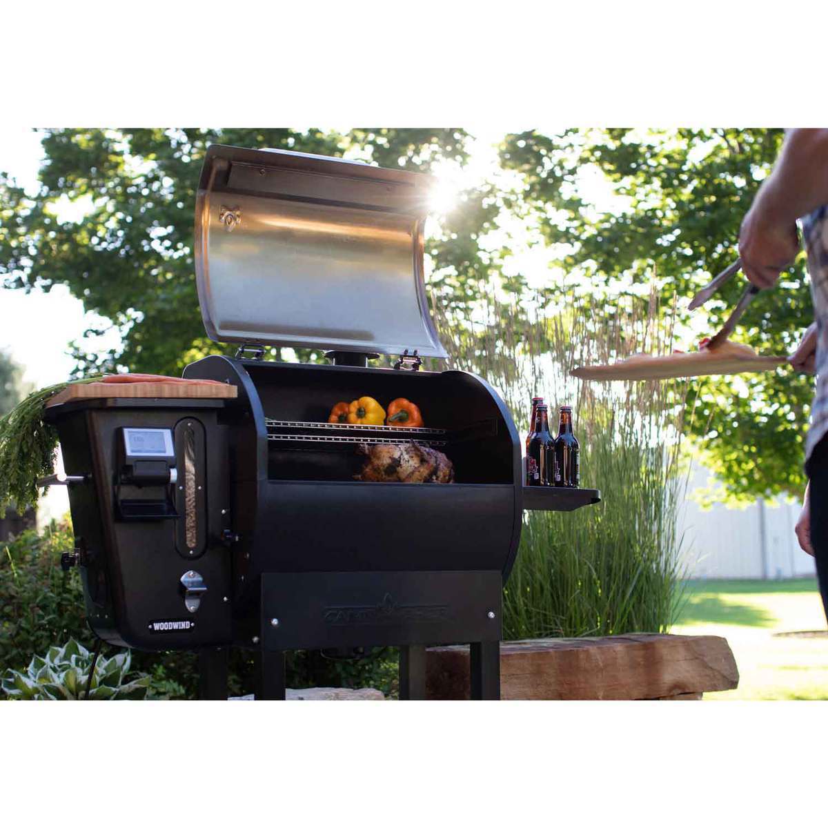 Camp Chef Woodwind WiFi 24 Pellet Grill - Black/Stainless Steel | Sportsman's Warehouse