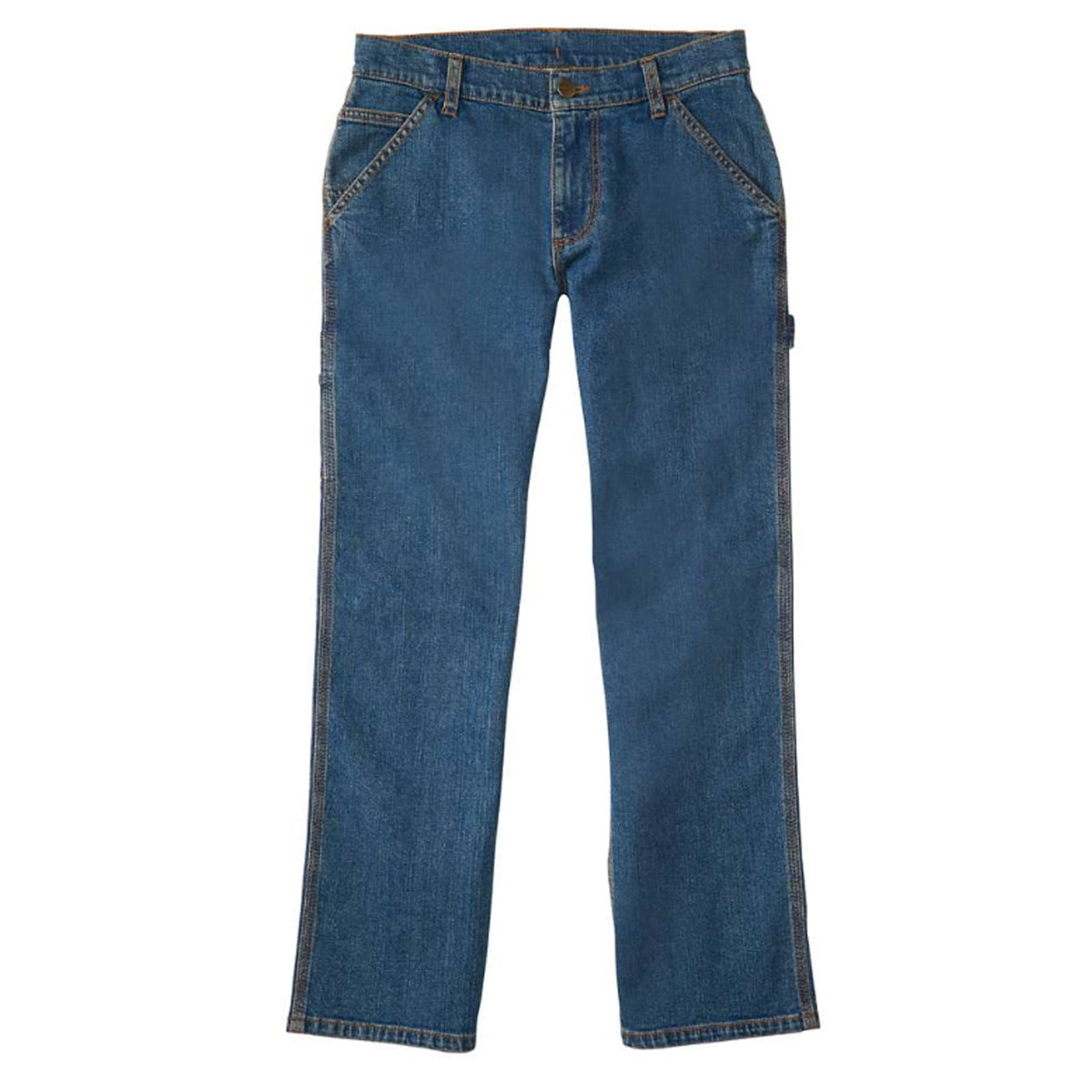 Carhartt Boy's Dungaree Denim Jeans - Medium Wash - 10 - Medium Wash 10 ...