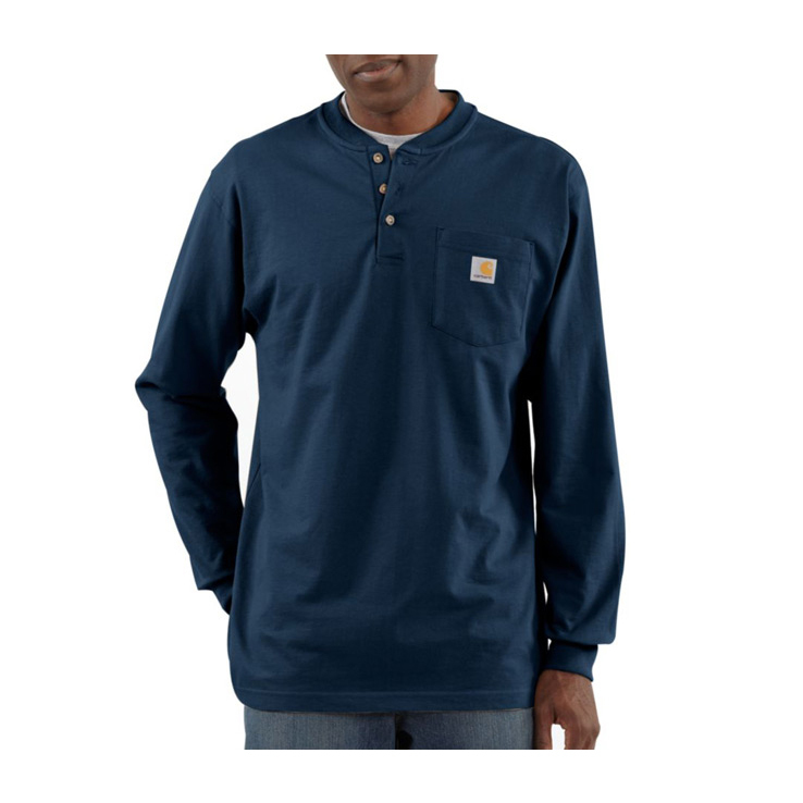 Carhartt Men's K128 Henley Workwear Long Sleeve Shirt | Sportsman's ...