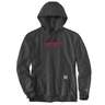 Carhartt Men's Force Relaxed Fit Lightweight Logo Work Hoodie - Carbon Heather - M - Carbon Heather M
