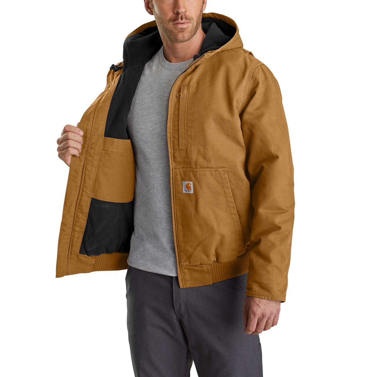 Carhartt Men's Full Swing Armstrong Duck Cotton Active Work Jacket