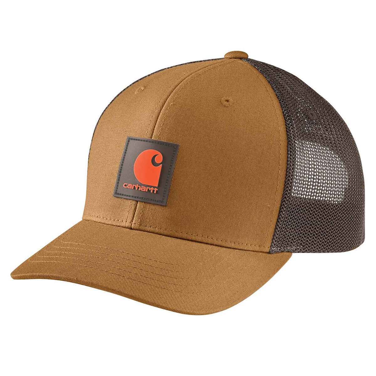 Carhartt Rugged Flex Twill Mesh-Back Logo Patch Trucker Hat | Sportsman ...