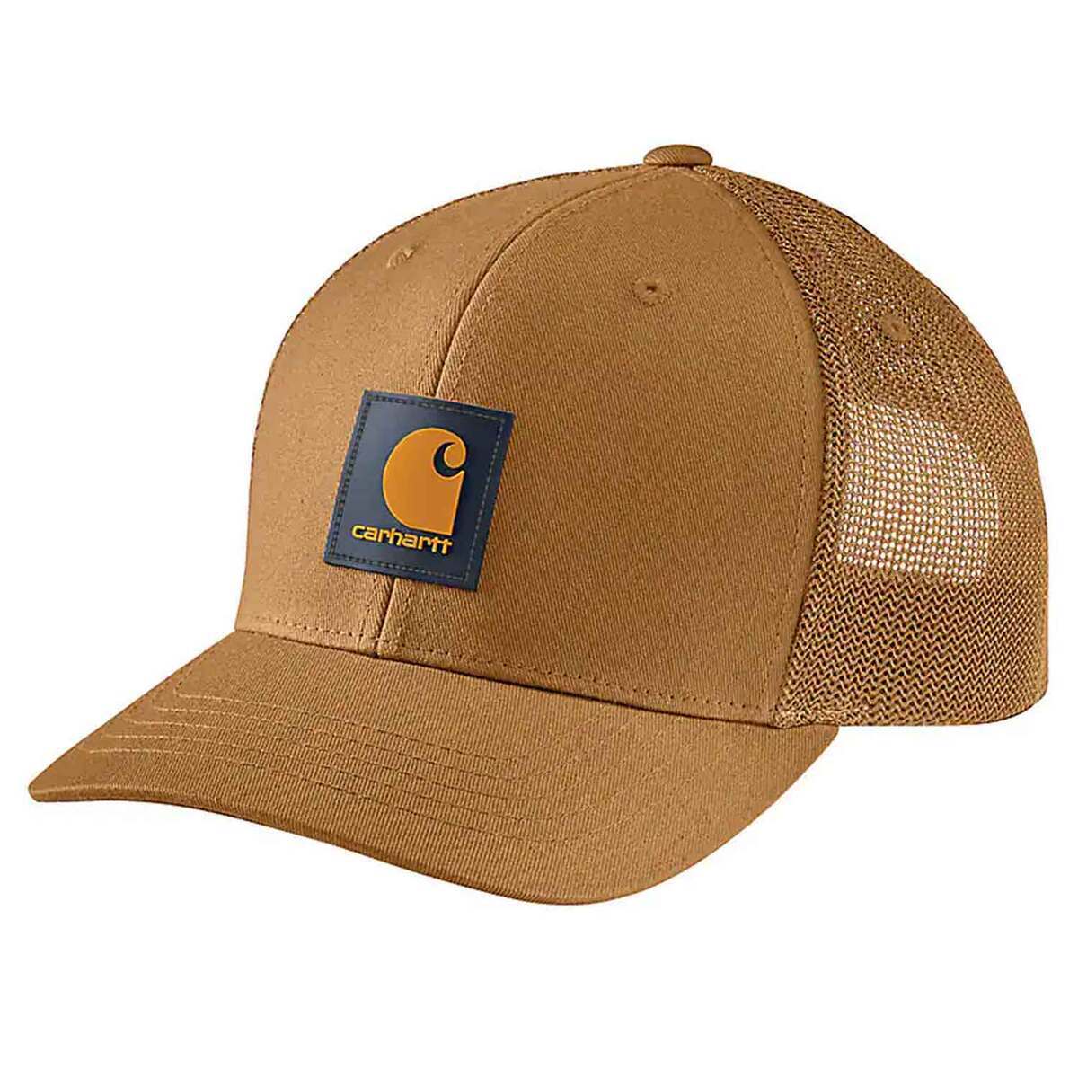 Carhartt Rugged Flex Twill Mesh-Back Logo Patch Trucker Hat | Sportsman ...