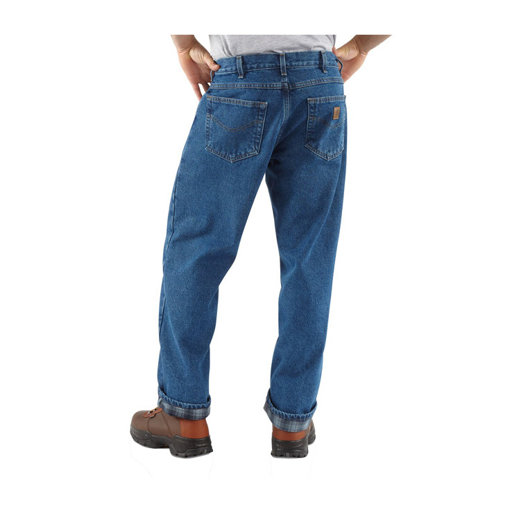 Carhartt Men's Relaxed Fit Straight Leg Flannel Lined Jean | Sportsman ...