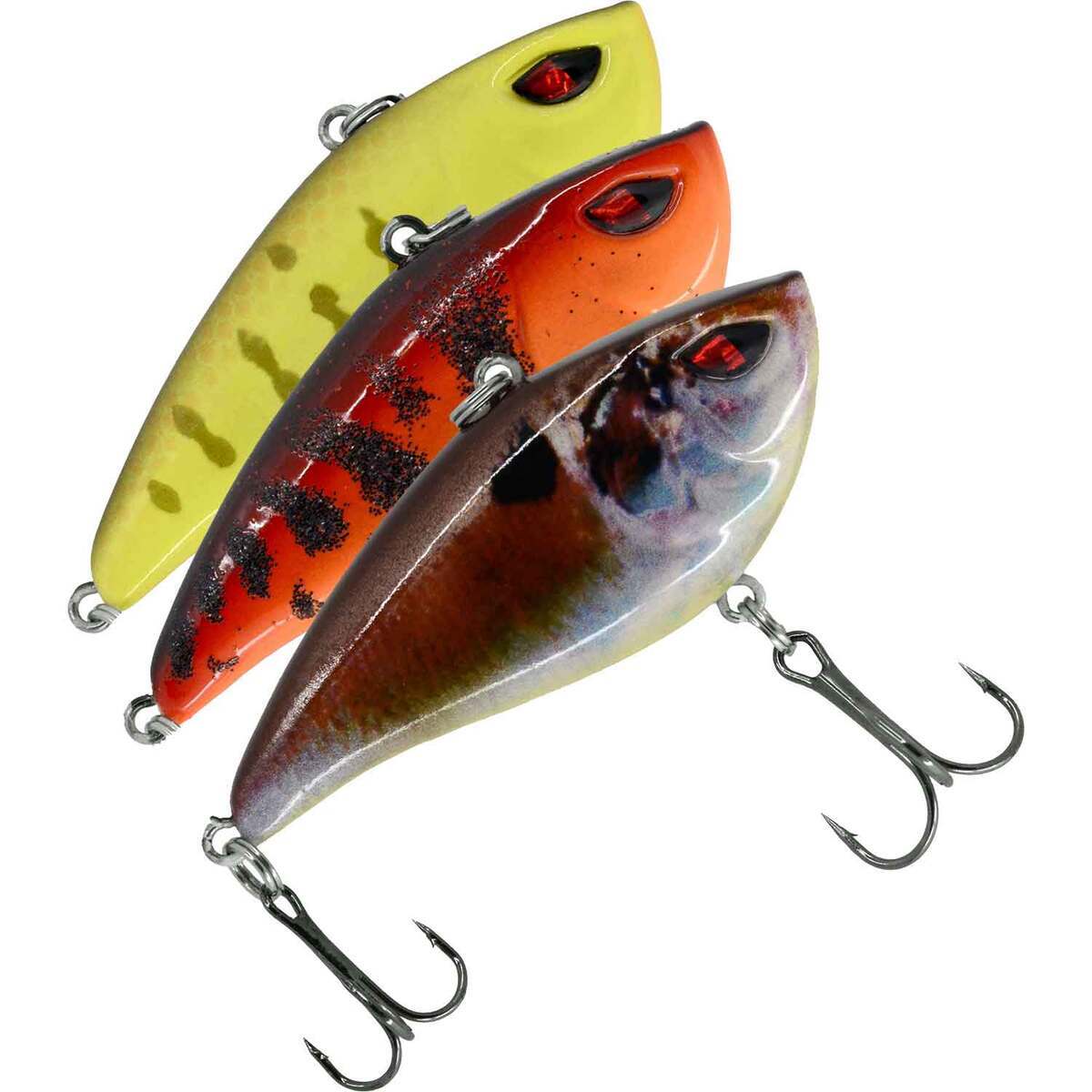 Chubbs Loud Shad Pro Pack Lipless Crankbait - 3 Pack - Assorted 4, 6 by Sportsman's Warehouse