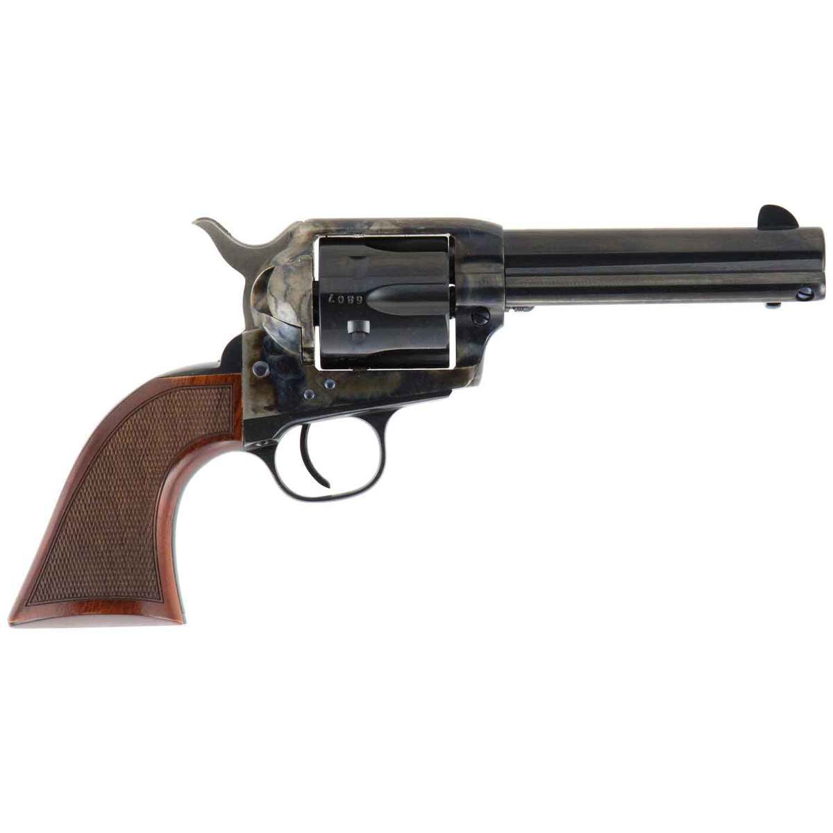 Cimarron Evil Roy 357 Magnum 4.75in Case Hardened Blued Revolver - 6 ...