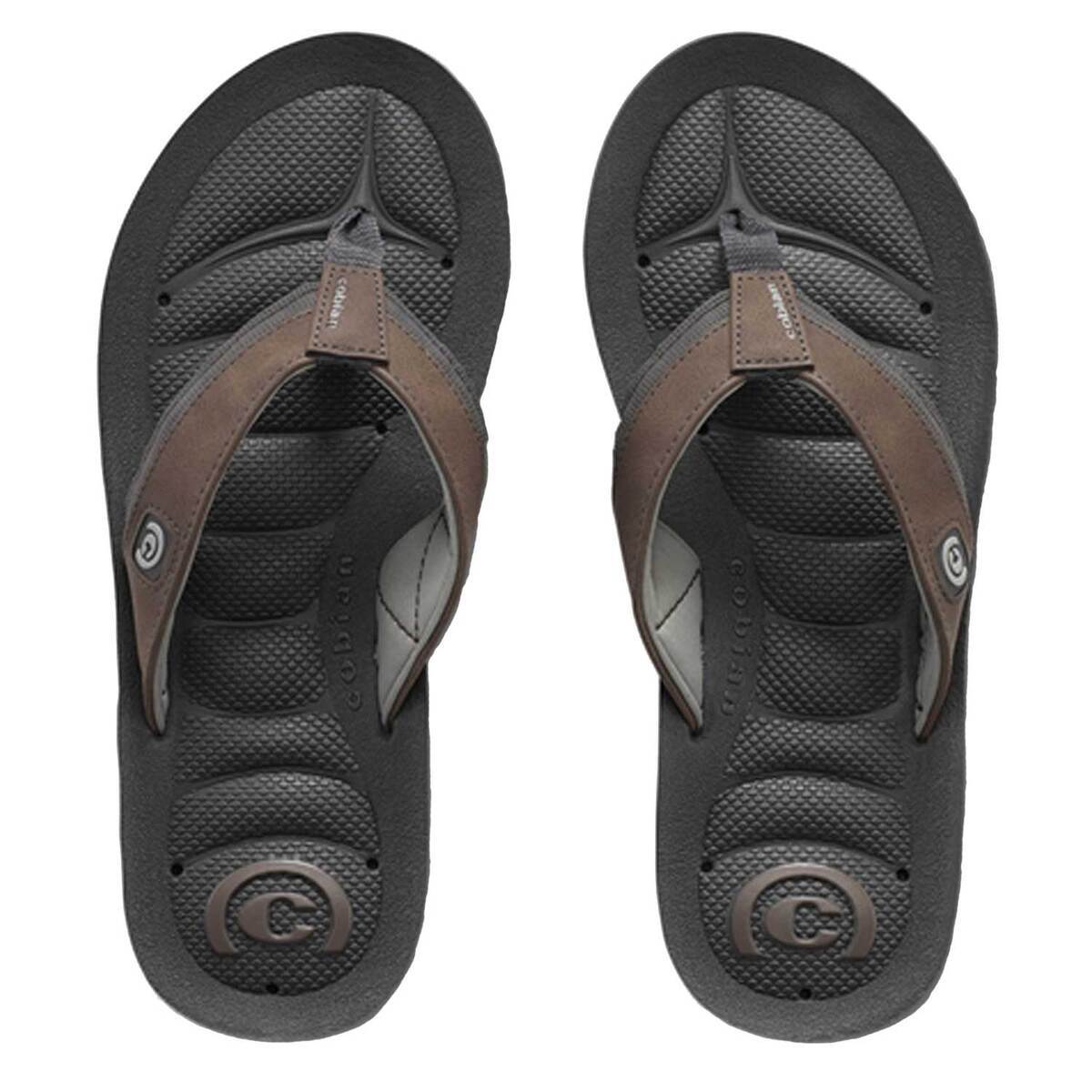 Cobian Men's Draino 2 Flip Flops - Charcoal - 8 - Charcoal 8 ...