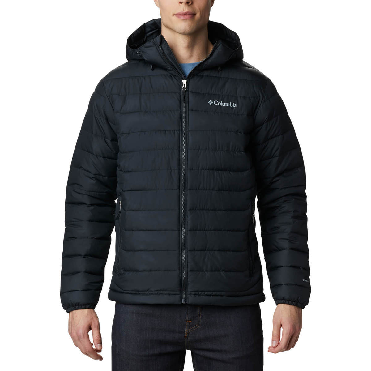 Columbia Men's Powder Lite Insulated Winter Jacket - Black - XXL ...