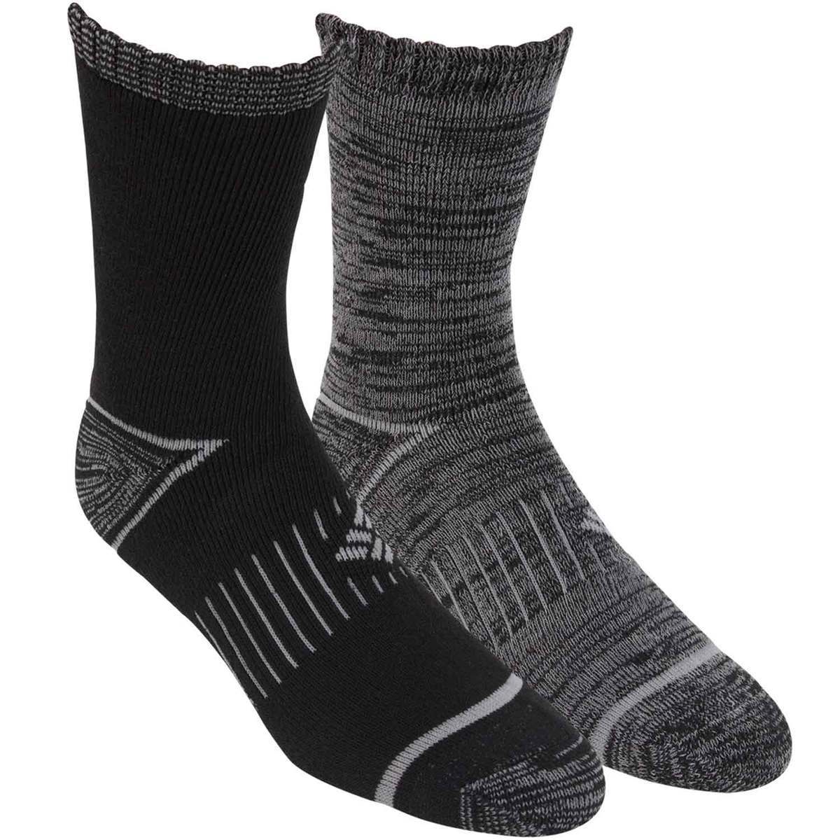 Columbia Women's Moisture Control 2 Pack Socks - Space/Black M ...