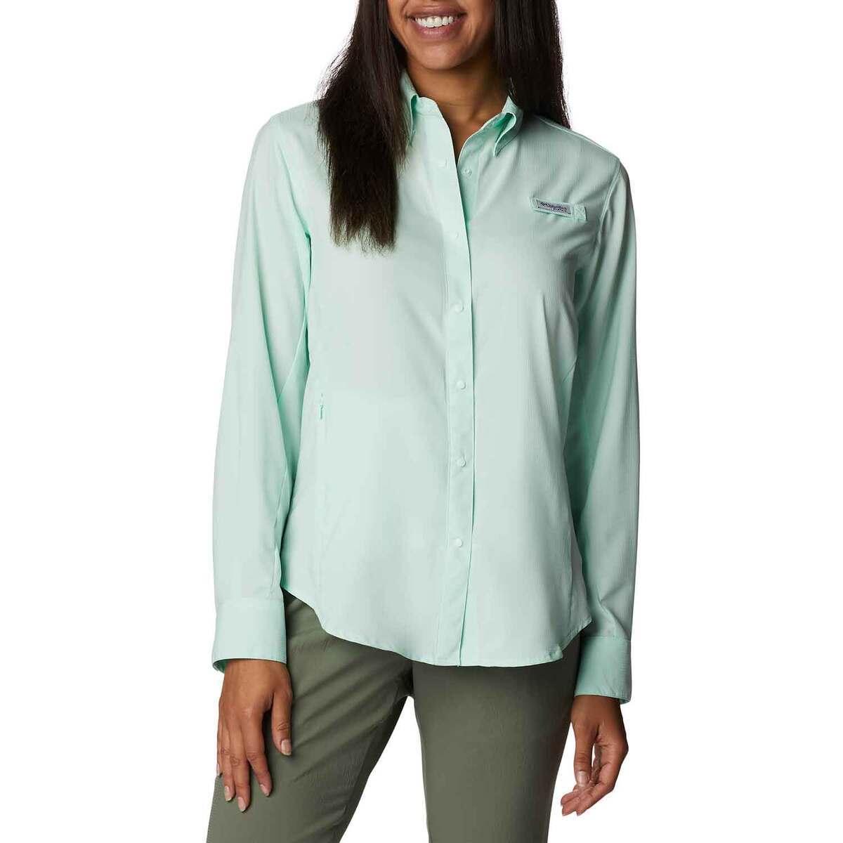 Columbia PFG Women's Long Sleeve Fishing Shirt, Vented, Snap