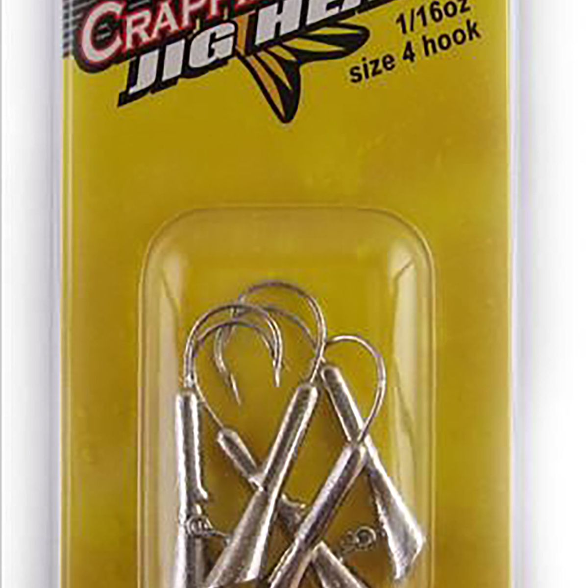 Leland's Crappie Magnet Replacement Jig Heads, Nickel