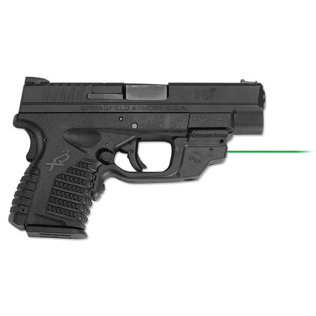 Crimson Trace Lg 469g Laserguard Springfield Armory Xd S Laser Sight Green Sportsmans Warehouse