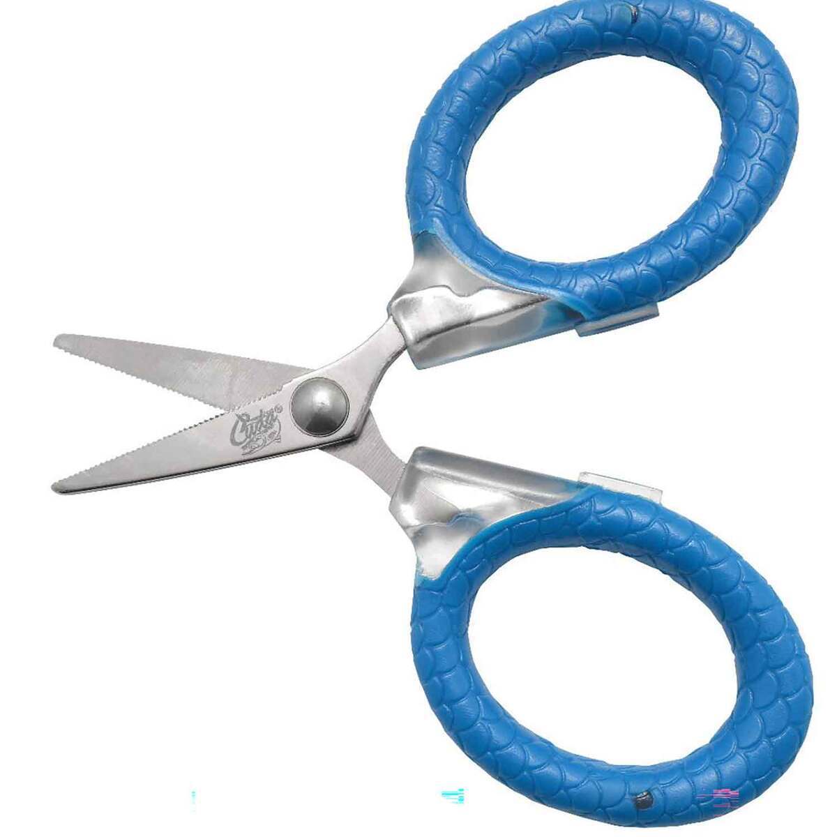 Cuda Titanium Bonded Micro Fishing Scissors - Blue, 3in | Sportsman's ...