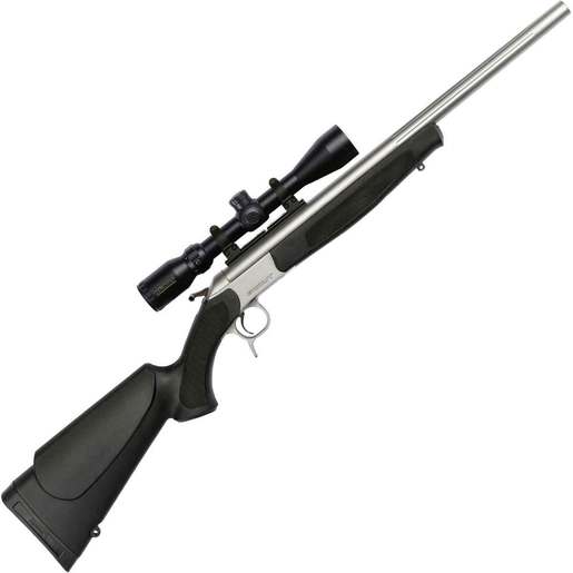 CVA Scout V2 Takedown with Konus 3-9x 40mm Scope Stainless Single Shot Rifle - 450 Bushmaster - Black thumbnail