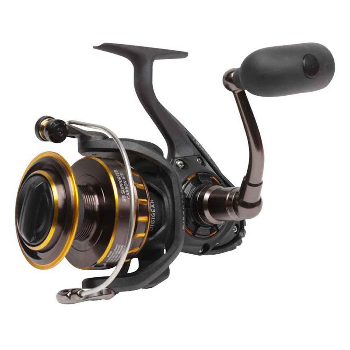 A12 Magnesium Spinning Reel Black Gold