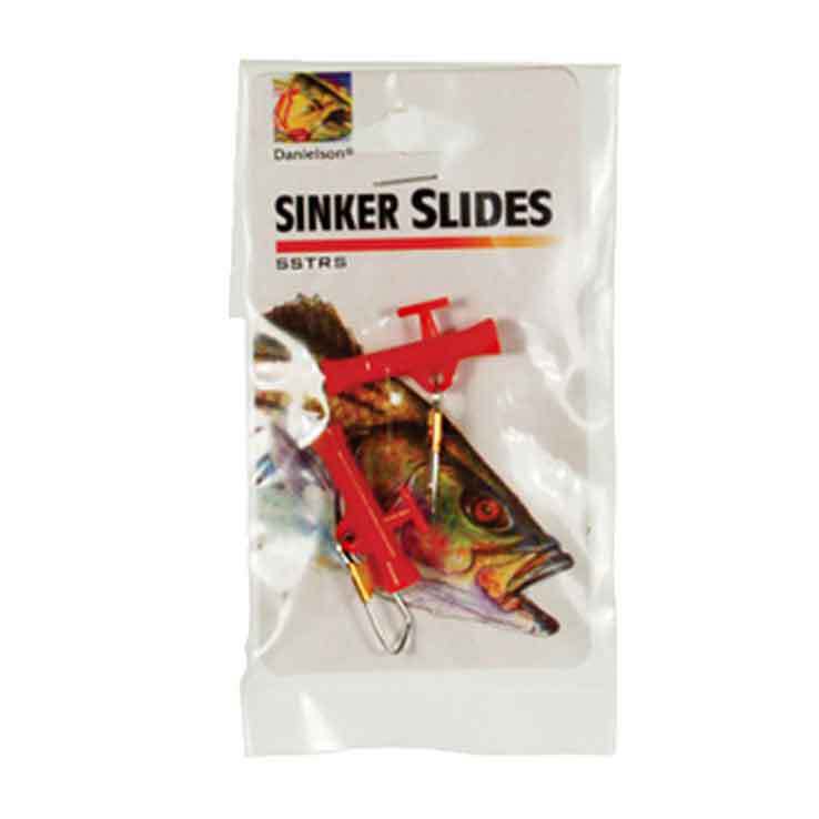 Danielson Sinker Slides Red Size Large 2- Pack - SSTRL