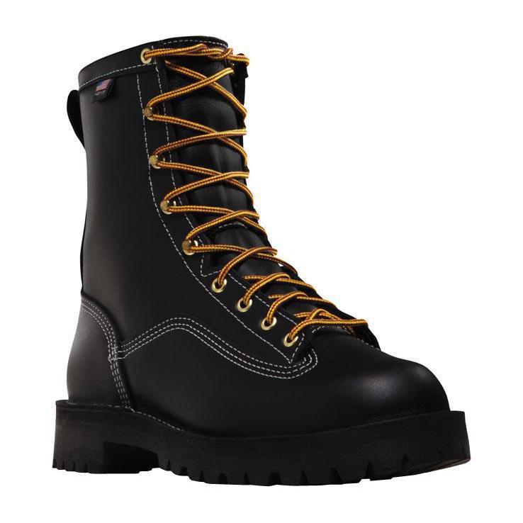 Danner Men's Super Rain Forest Black Work Boot - Black Non Metallic Toe ...