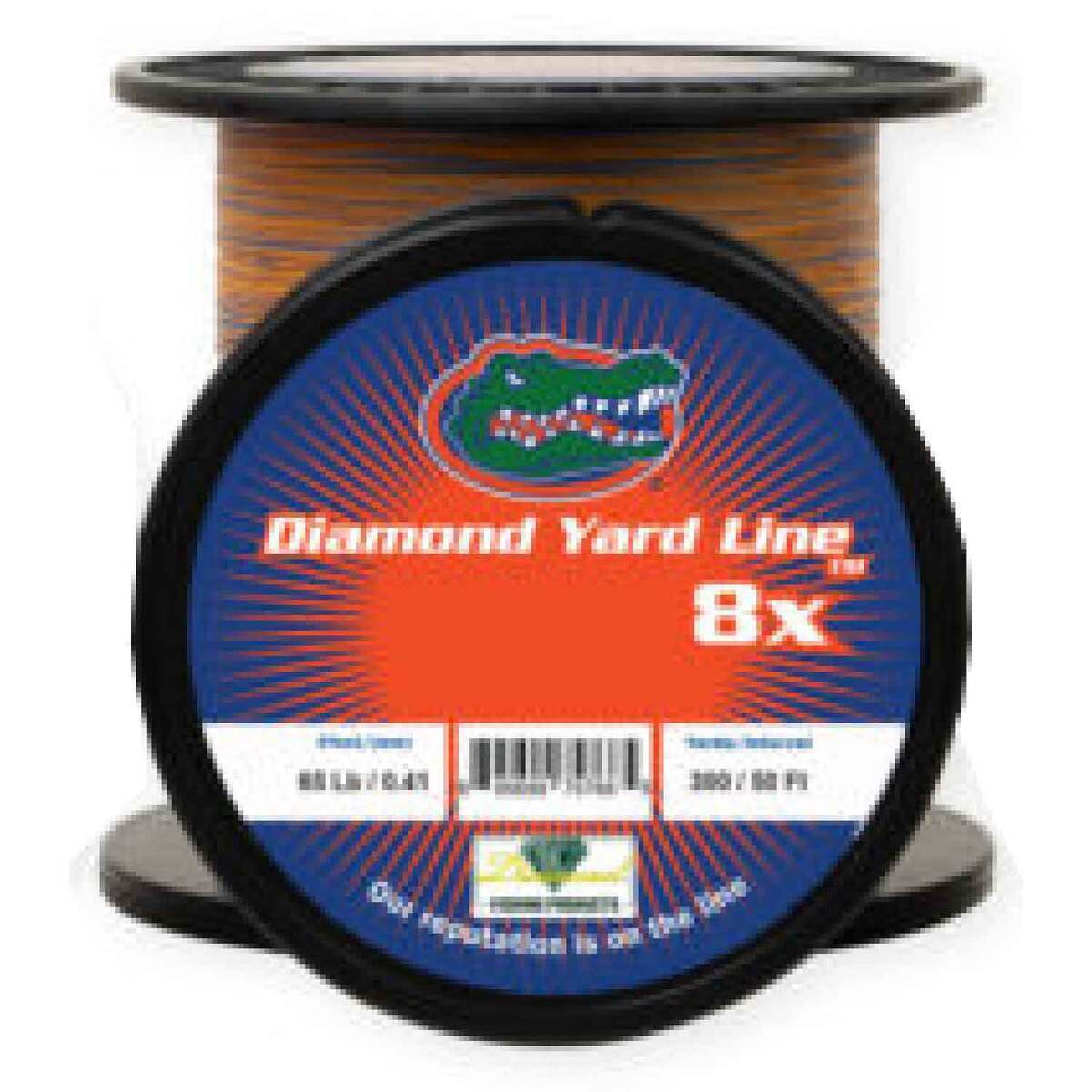 Diamond Yard Line Collegiate 8X Solid Braided Line - 300 yd. - 50 lb. -  BAMA - Red/White - Melton Tackle