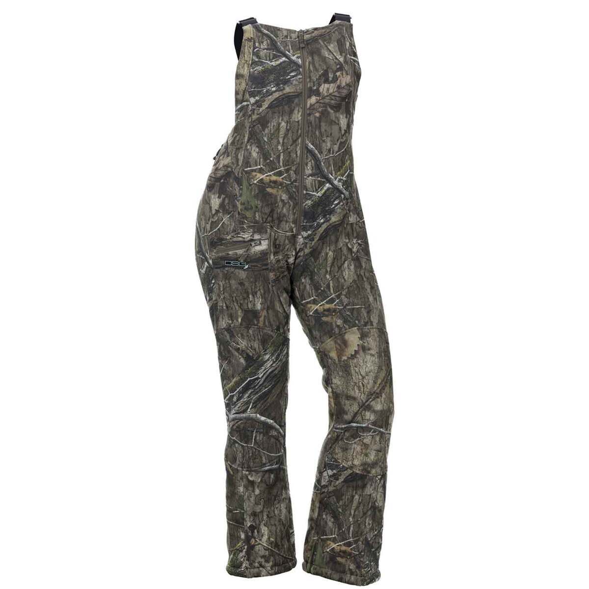 Dsg Outerwear Women S Mossy Oak Country Dna Breanna 2 0 Fleece Drop Seat Hunting Bibs